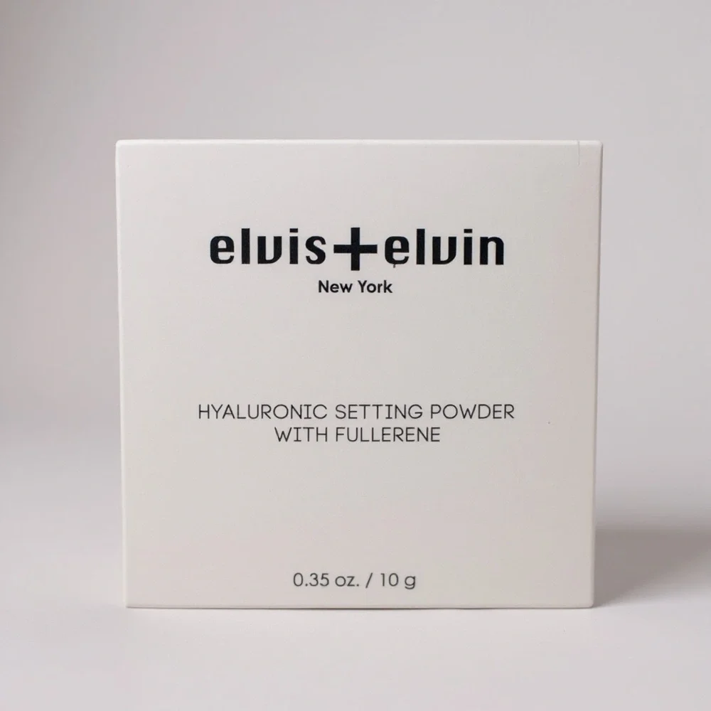 Elvis + Elvin New York Hyaluronic Setting Powder Medium 035 oz 10g w/ Fullerene